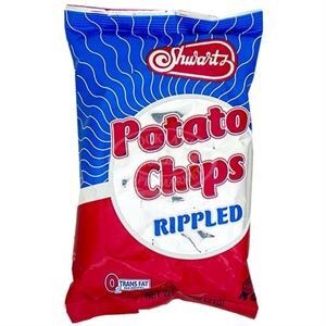 Shwartz Potato Chips Rippled, Small