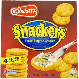 Shwartz Snackers Salted 4 Stacks, 13.7 Oz