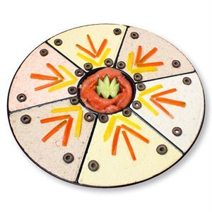 12" Spread Platter (4 Compartment)