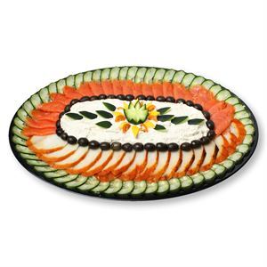 Lox, Sable, White Fish Platter Medium, 11"x16"