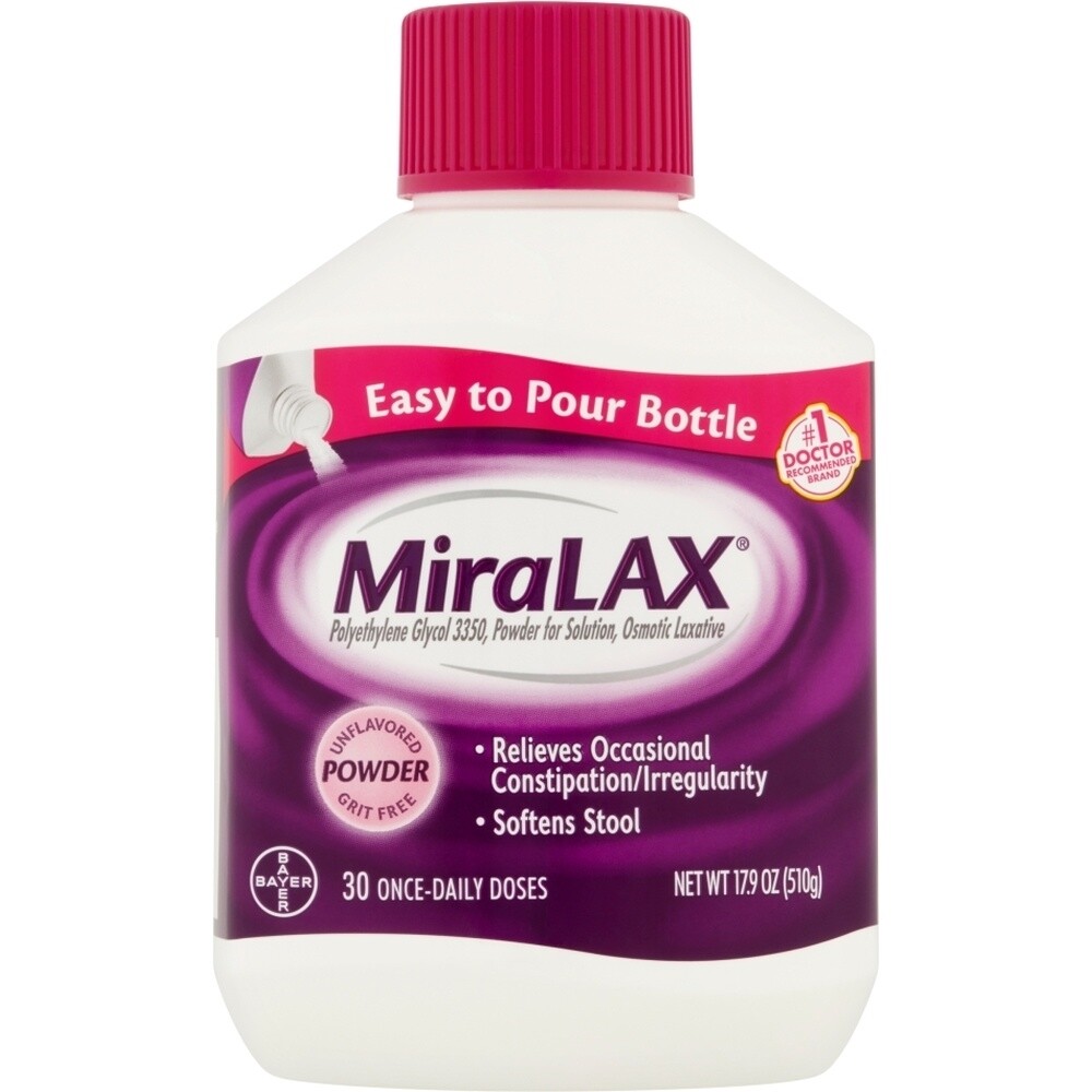 Schering-Plough Miralax Powder, 17.9 Oz