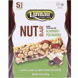 Landau Nut Bar Almond & Pistachios, 6.2 Oz