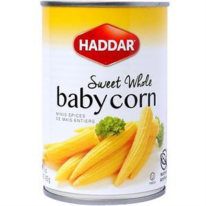 Haddar Sweet Baby Corn Whole, 15 Oz