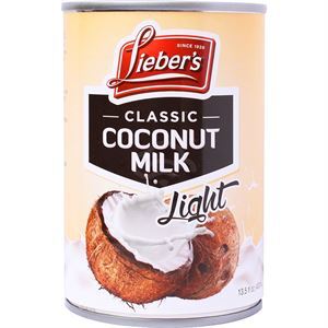 Lieber's Coconut Milk Light, 13.5 Oz
