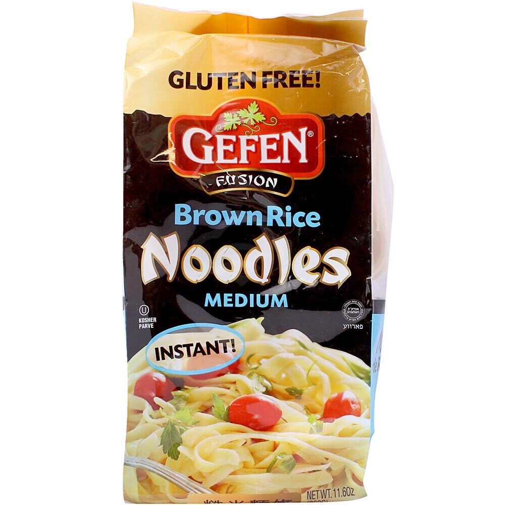 Gefen Brown Rice Noodle Medium, 11.6 Oz