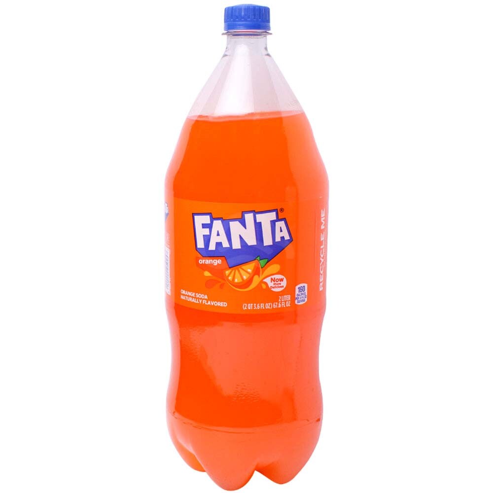 Fanta Orange Caffiene Free, 2 Liter