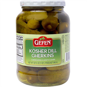 Gefen Kosher Dill Gherkins, 32 Oz