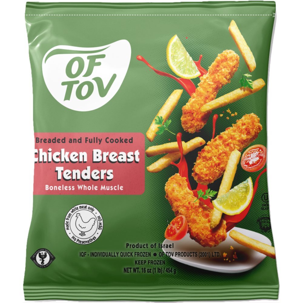 Of Tov Chicken Breast Tenders, 16 Oz