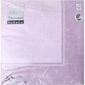 Decor Linen Like Napkins Lilac, 50 Ct