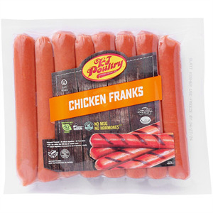 Kj Poultry Chicken Franks, 12 Oz
