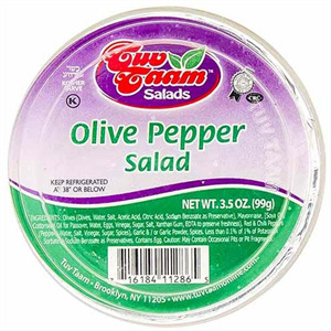 Tuv Taam Olive Pepper Salad, 3.5 Oz