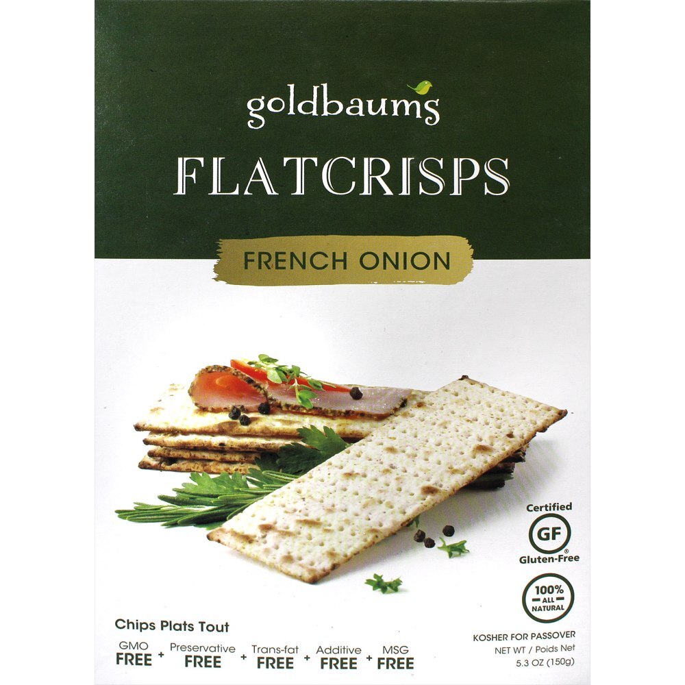 Flat Crisps French Onion 5 Oz