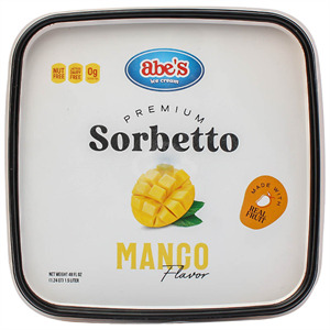 Abes Mango Sorbetto, 48 Oz