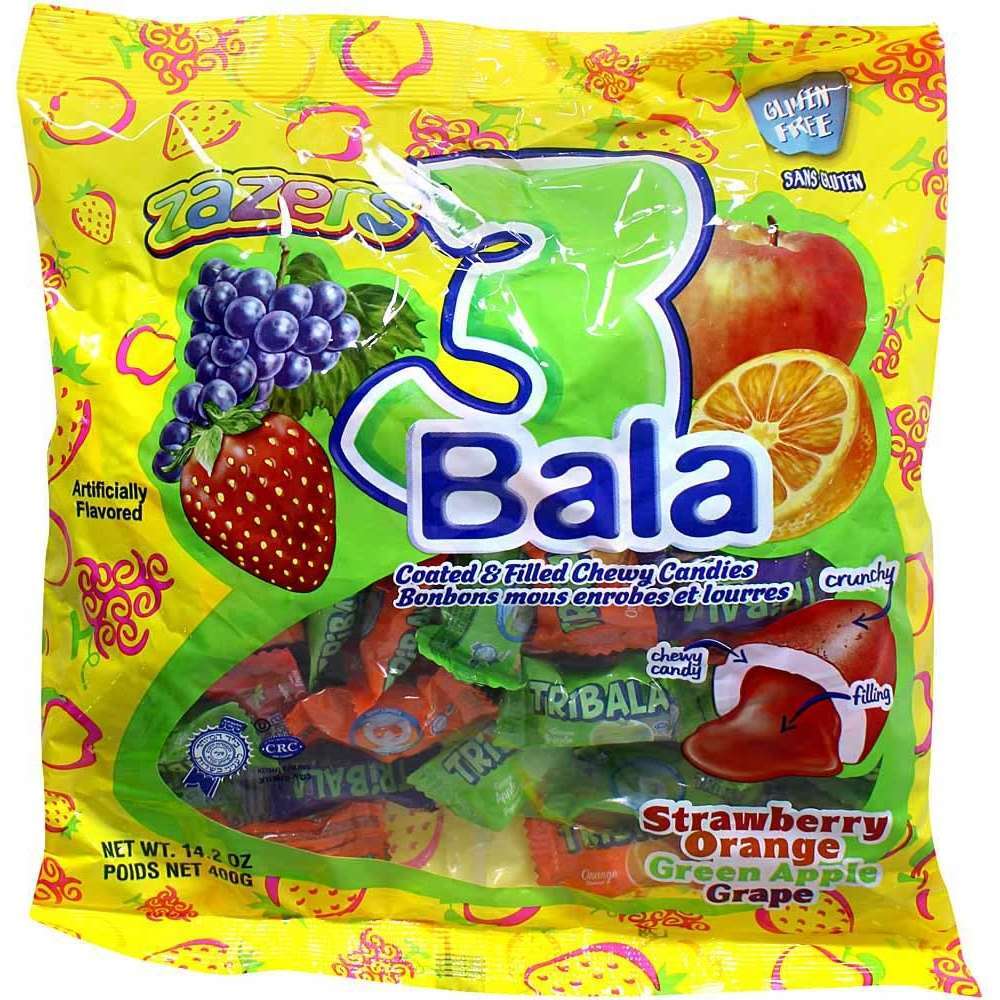 Peccin Zaza Tri Bala Candies Lg Bag, 14.08 Oz