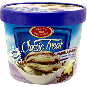 Klein Ice Cream, Vanilla Fudge Dairy 56 Oz