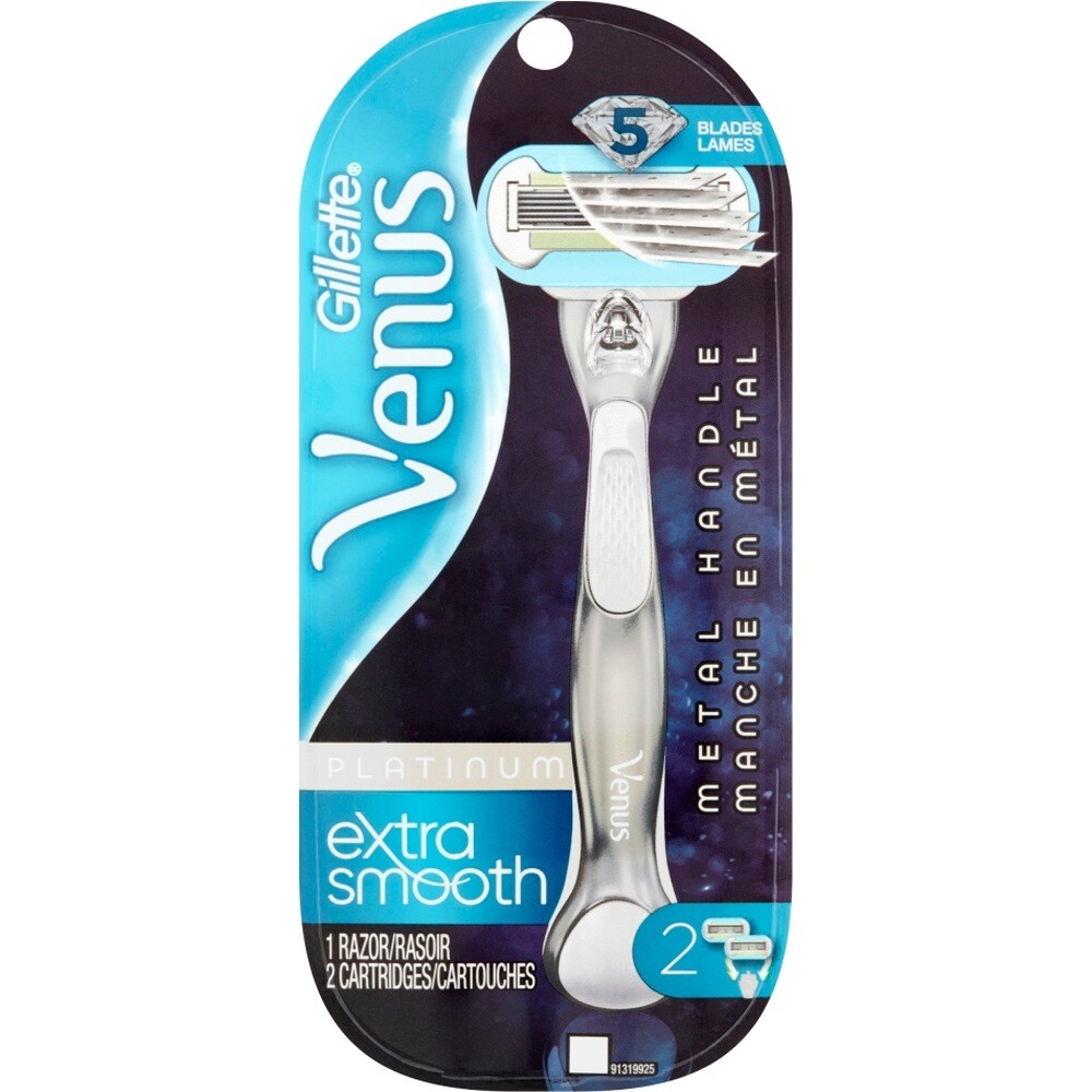 Gillete Venus Extra Smooth Razor, 2 Ct