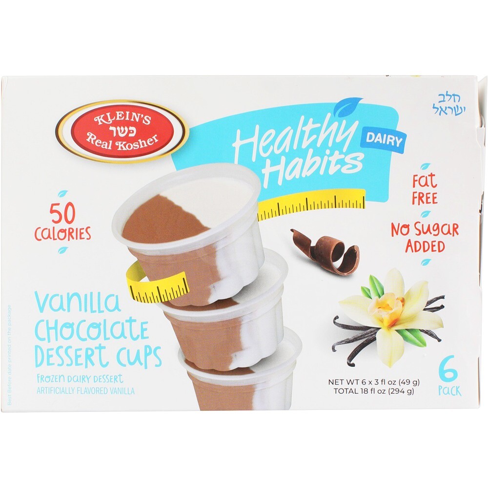 Klein Ice Cream Dessert Cup Sugar Free, 6 Pk