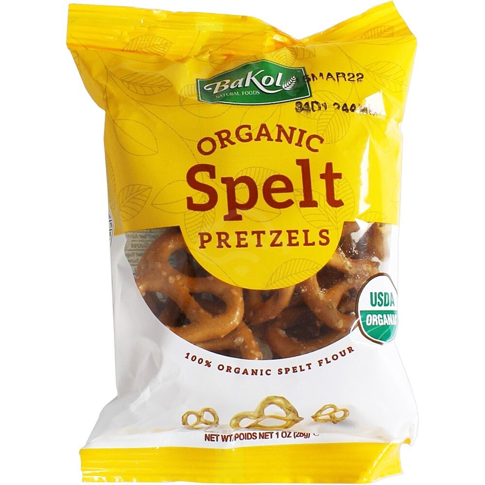 Bakol Organic Spelt Mini Pretzels, 1 Oz