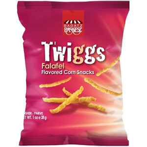 Paskesz Twiggs Corn Snacks Falafel, 1.4 Oz