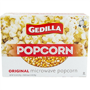 Gedilla Microwave Popcorn, 10.5 Oz