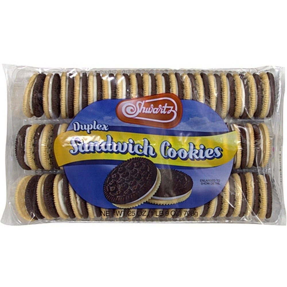 Schwartz Duplex Sandwich Cookies, 25 Oz