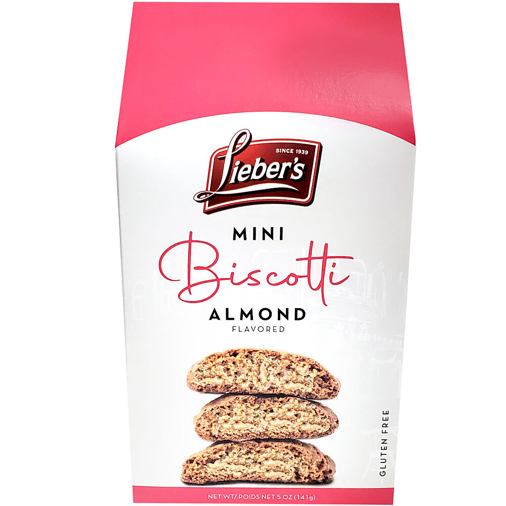 Lieber's Mini Almond Biscotti, 5 Oz