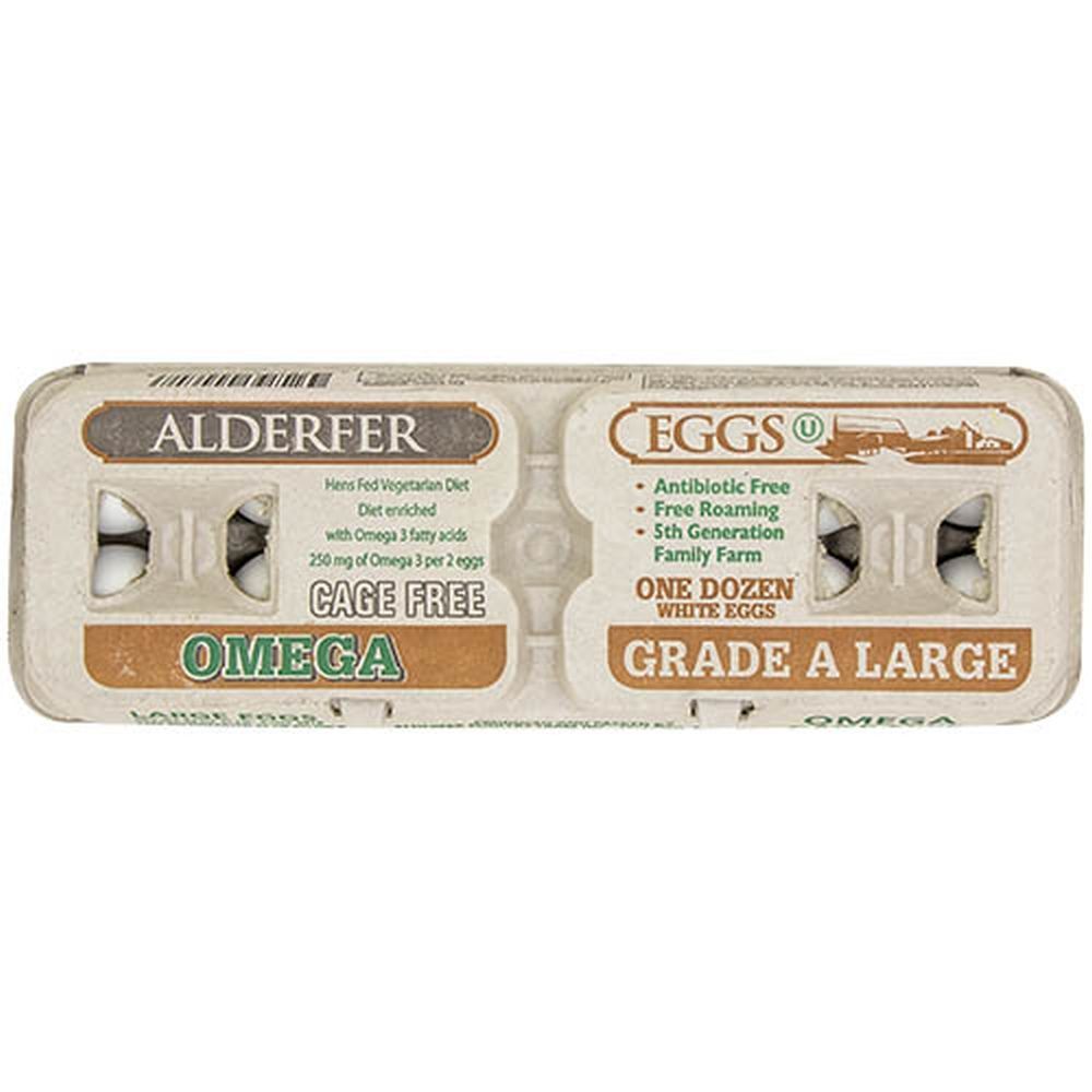 Alderfer Eggs Large Dozen Omega, 24 Oz