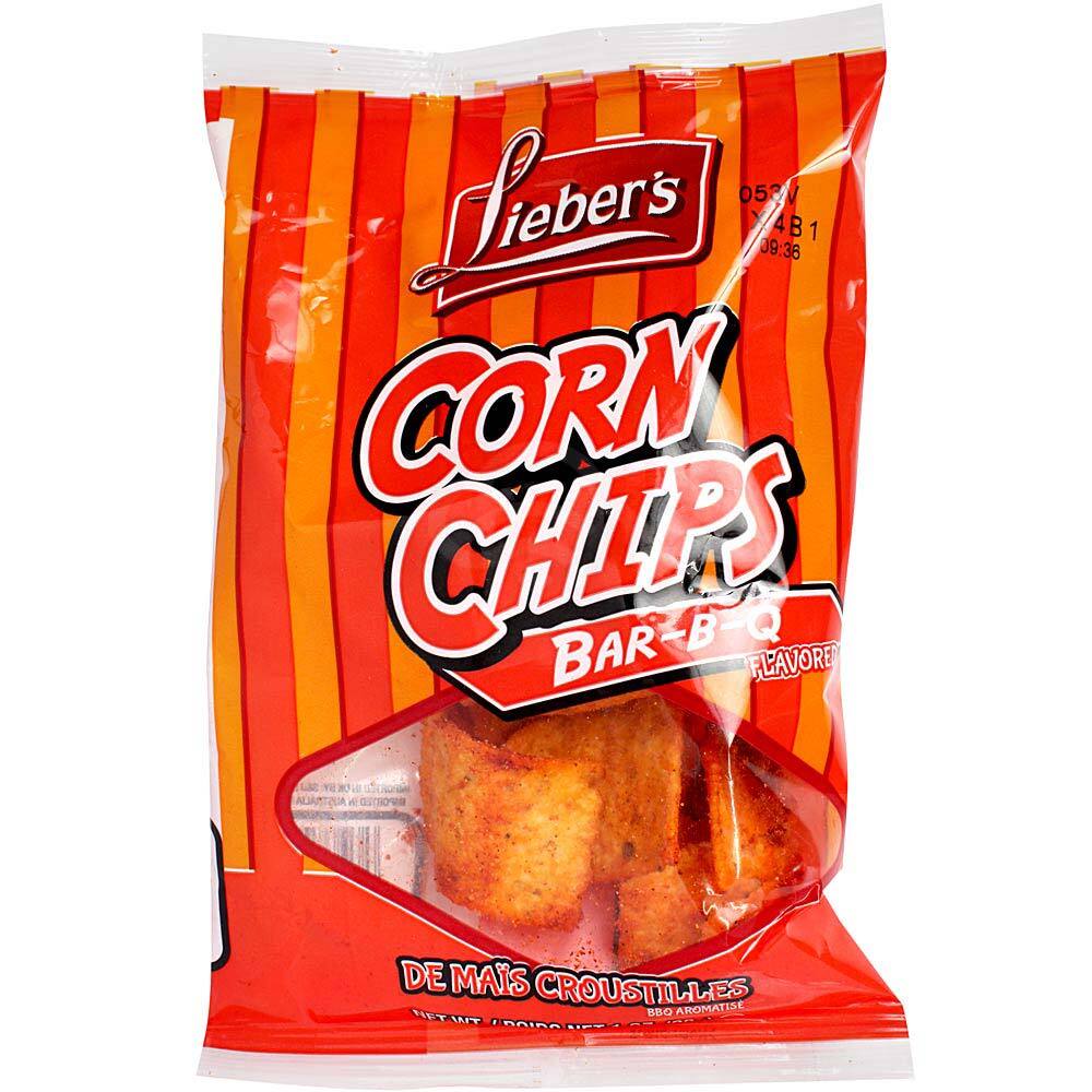 Lieber's Corn Chips Small Bbq, 1.58 Oz