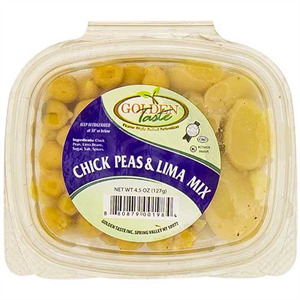 Golden Taste Chick Peas & Lima Mix Mini, 4.5 Oz