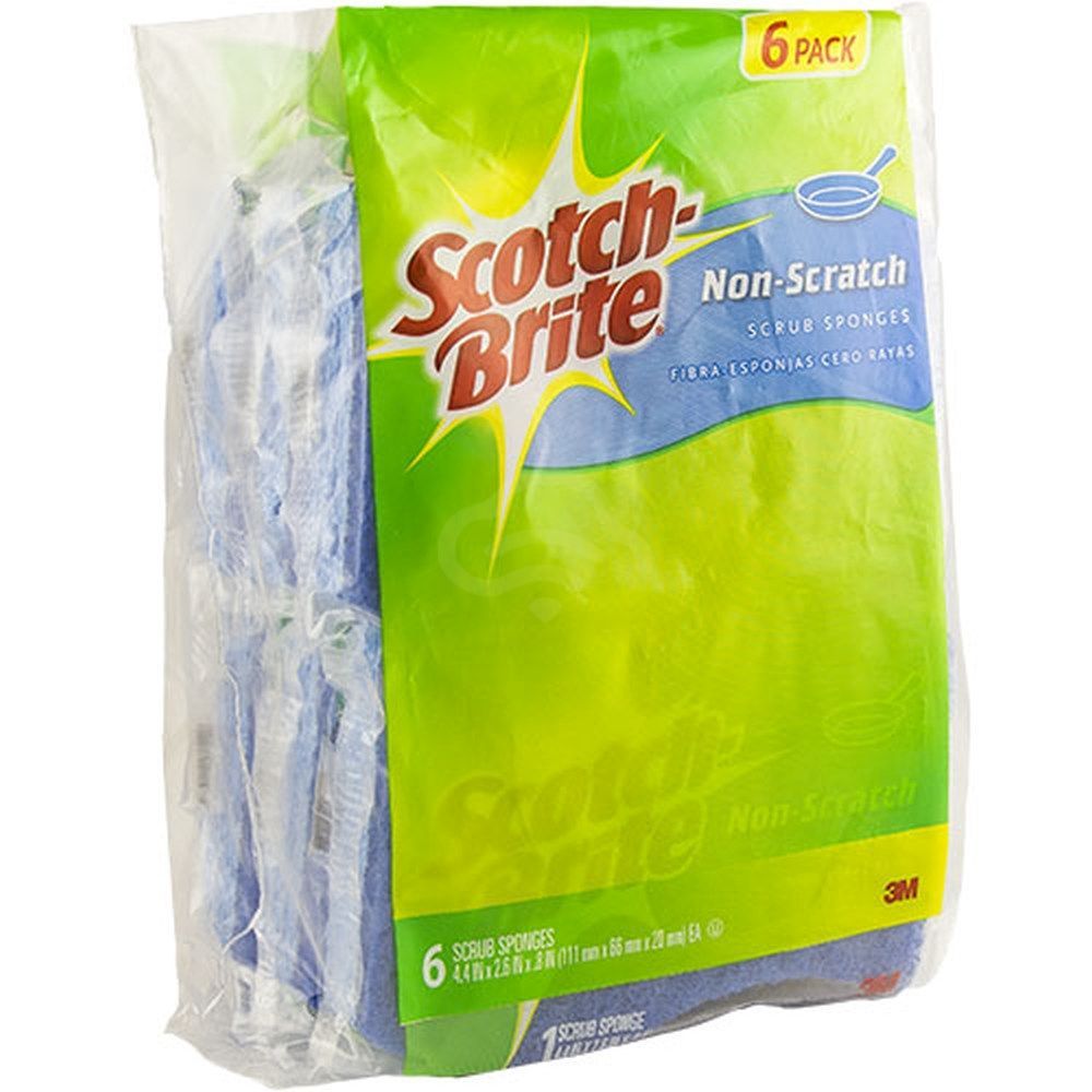Scotch-Brite Scrub Sponge No Scratch, 1 Pk