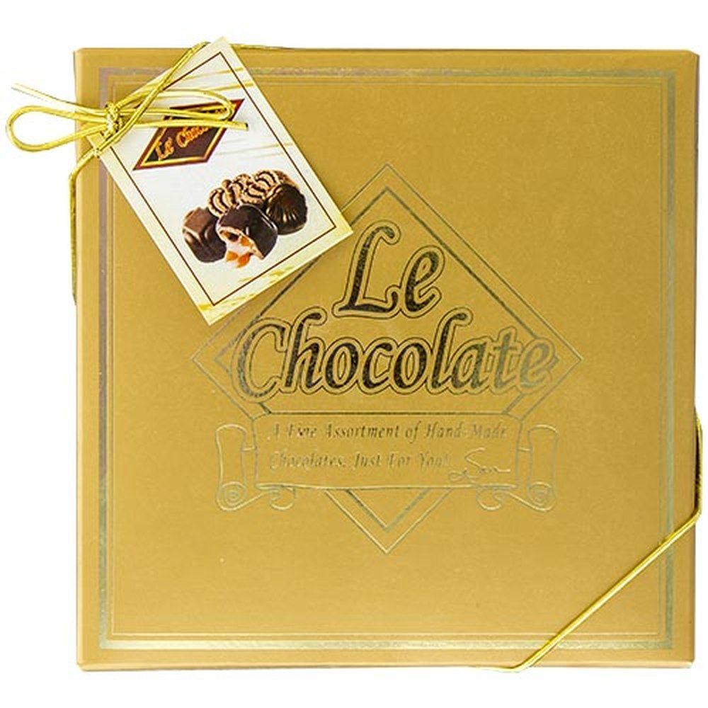 Le' Chocolate Medium Gift Box Gold | RocklandKosher.com - Online