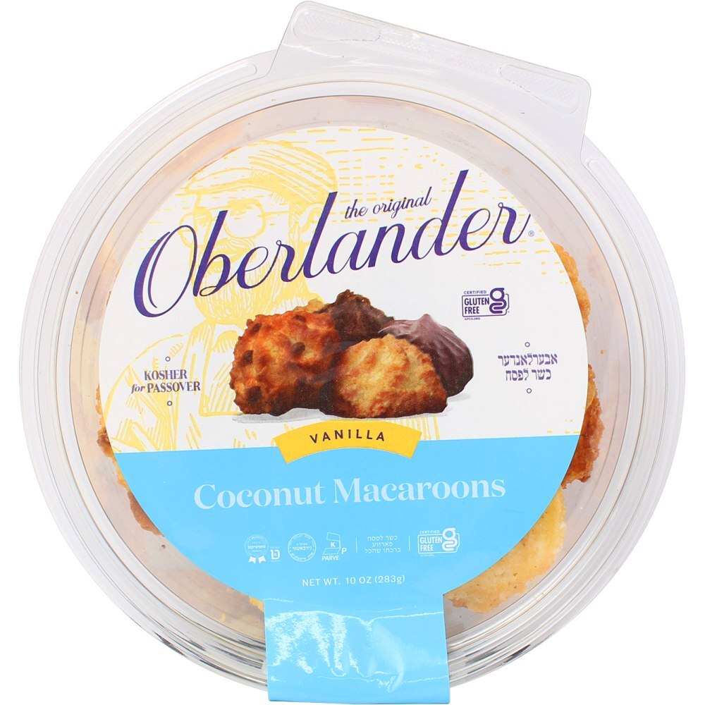 Oberlander's Coconut Vanilla Macaroons, 10 Oz