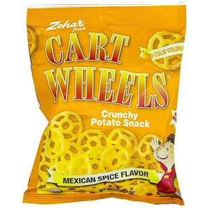 Zohar Cart Wheels Potato Snack Mexic
