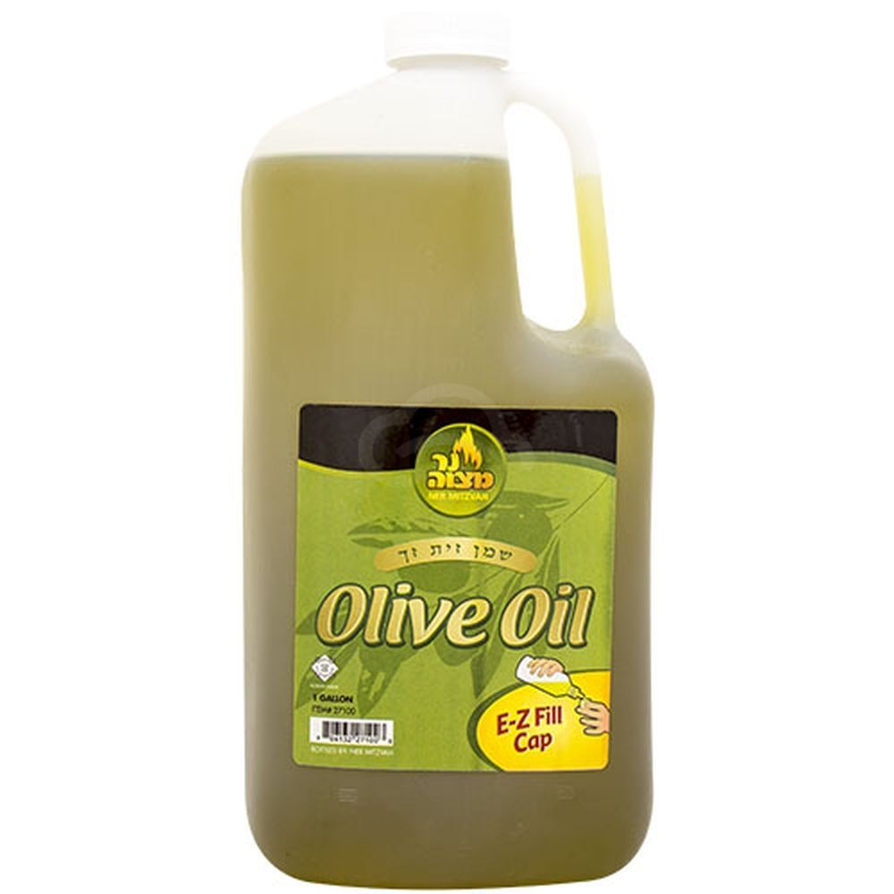Ner Mitzvah Olive Oil 1 Gallon, 128 Oz