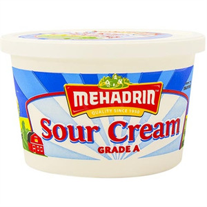 Mehadrin Sour Cream, 8 Oz