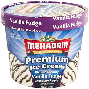 Mehadrin Premium Ice Cream All Flavors, 56 Oz