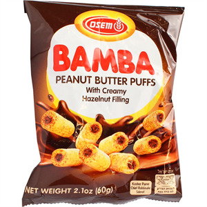 Osem Hazelnut Bamba Snack, 2.1 Oz