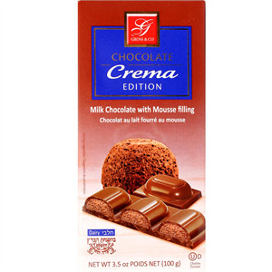 Gross & Co. Milk Chocolate Mousse Filling, 3.5 Oz