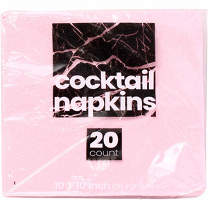Blue Sky Trading Cocktail Napkins Pink, 20 Ct