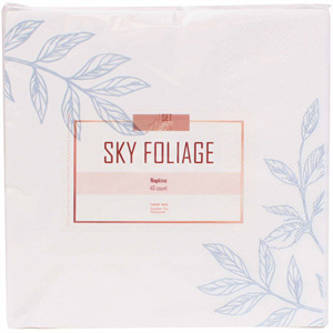 A Set Above Napkins Foliage Sky, 40 Ct