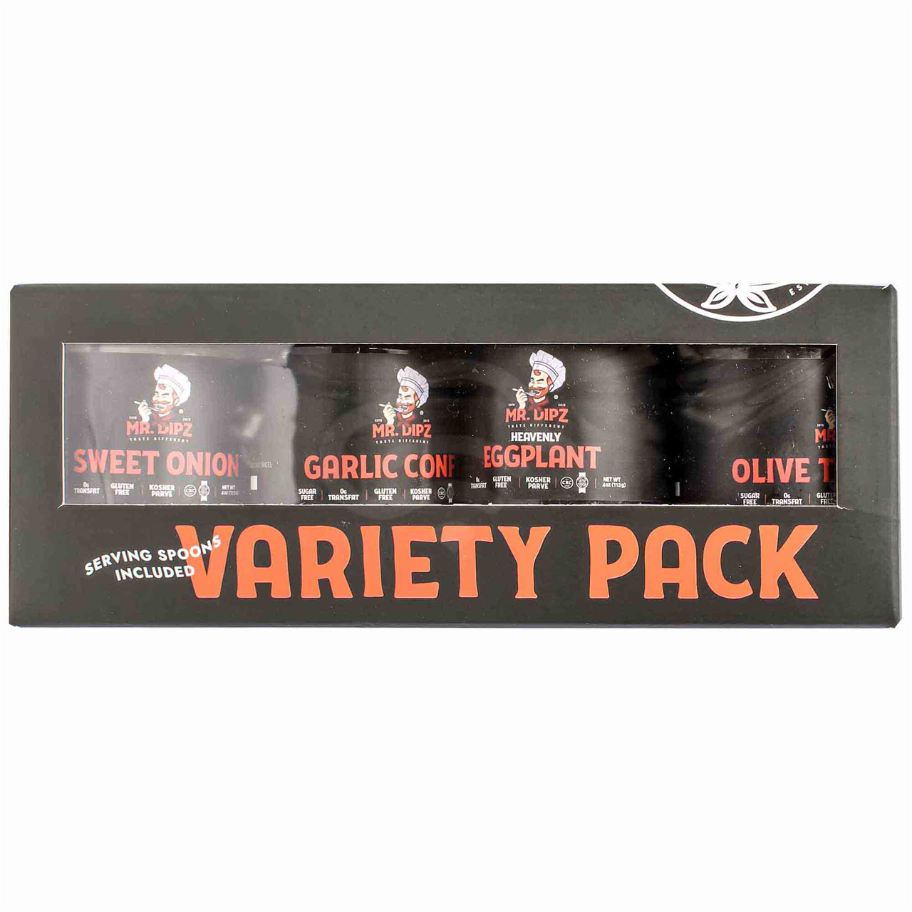 Mr. Dipz Variety Pack, 4 Pc