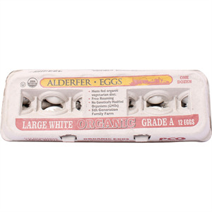 Eggs, Organic White Large, 1 Dz