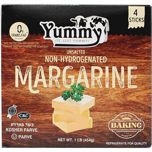 Yummy Margarine Quarter Sticks 0-Tra, 16 Oz