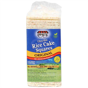 Paskesz Rice Cake Squares Plain, 4.9 Oz