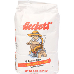 Hecker's Unbleached Flour, 5 Lb