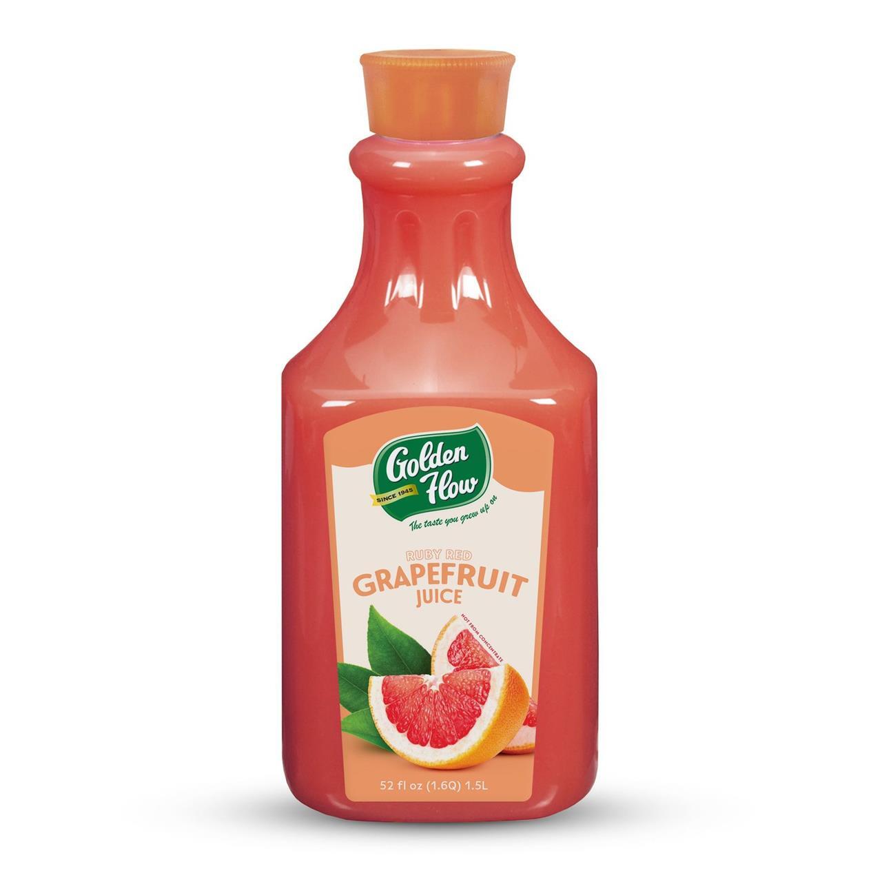 Golden Flow Grapefruit Juice, 64 Oz
