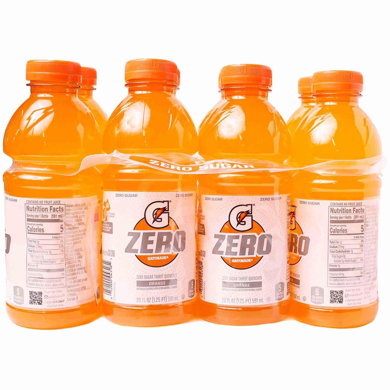 Gatorade Co Gatorade Zero Orange, 20 Oz