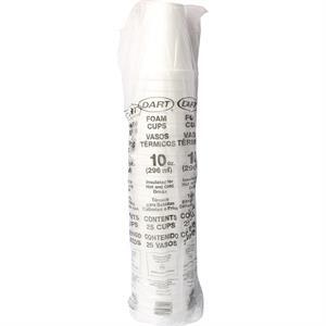 Foam Hot Cups 10 Oz., 25 Cup