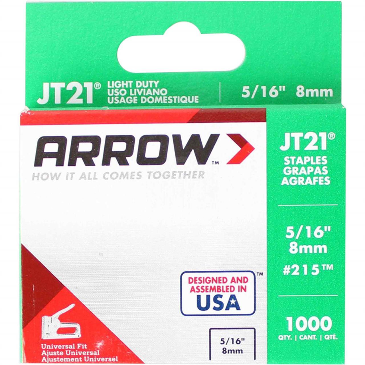 Arrow Staples F/Jt21 5/16"" 8Mm