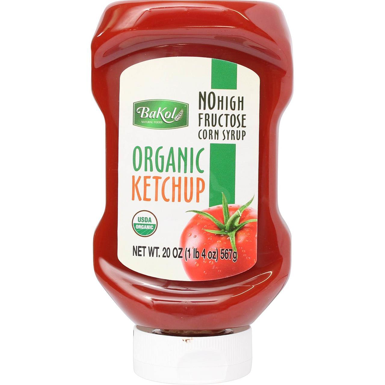 Bakol Organic Ketchup No Corn Syrup, 20 Oz